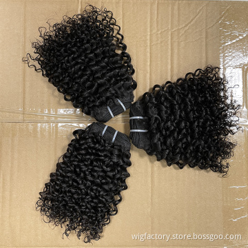 Wholesale Mink Human Brazilian Hair Bundles,Free Sample Quality Human Hair Bundles, Cuticle Aligned Kinky Human Hair Bundles